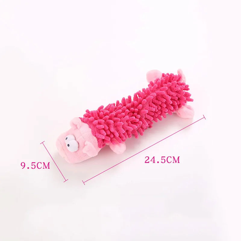Squeaky Plush Dog Chew Toy