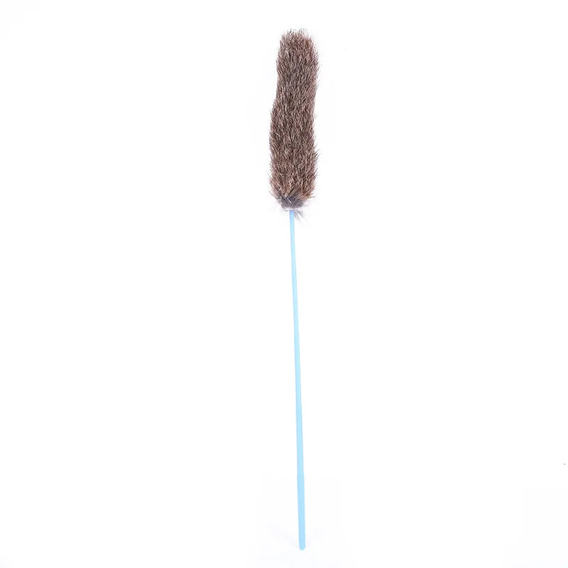 5-Piece Feather Cat Teaser Wand Toy Set