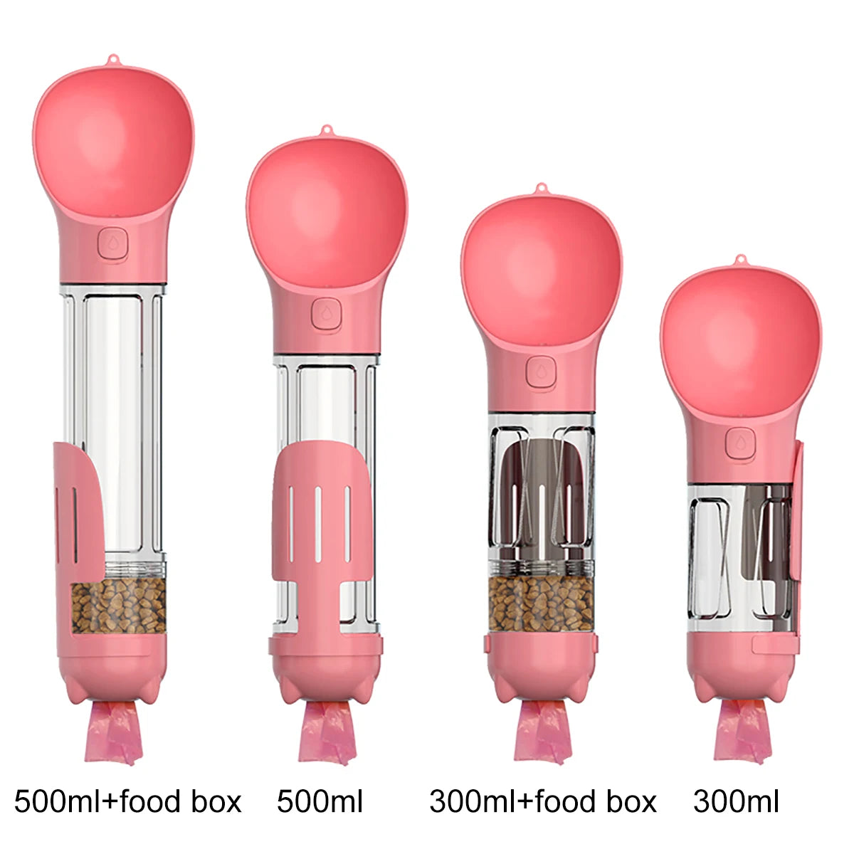 3-in-1 Pet Water Bottle & Feeder