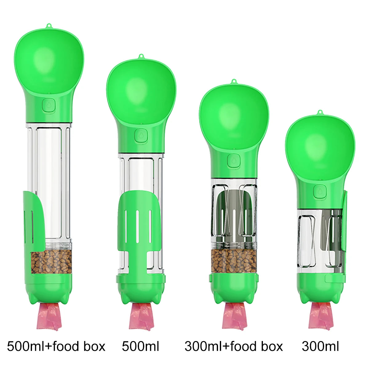 3-in-1 Pet Water Bottle & Feeder