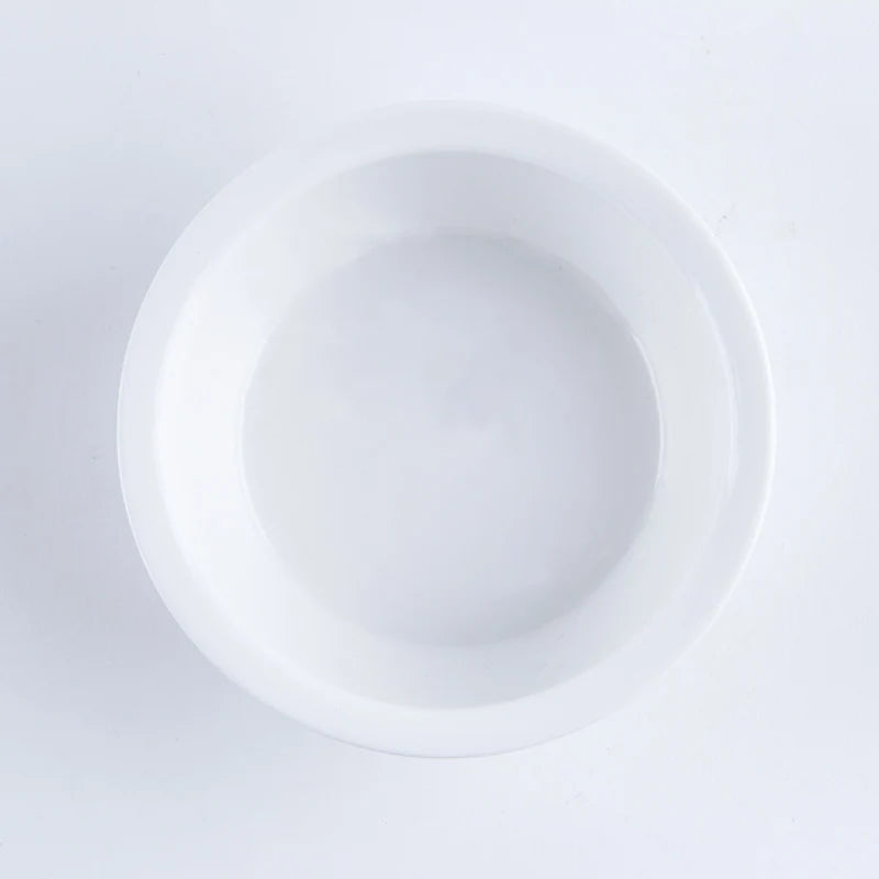 Ceramic Pet Food & Water Bowl with Stand