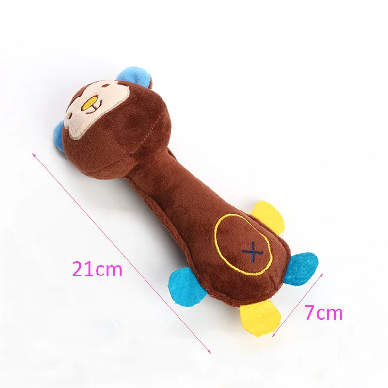 Squeaky Plush Dog Chew Toy