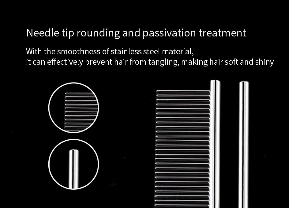Stainless Steel Pet Dematting Comb