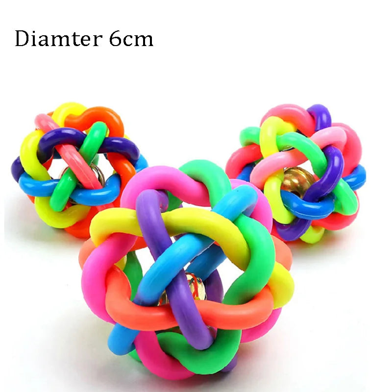 Squeaky Rubber Dog Ball Toy