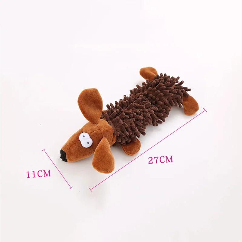 Squeaky Plush Dog Chew Toy