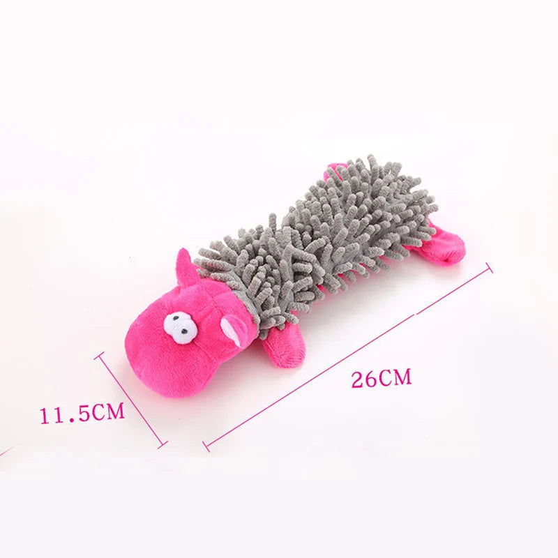 Squeaky Plush Dog Chew Toy