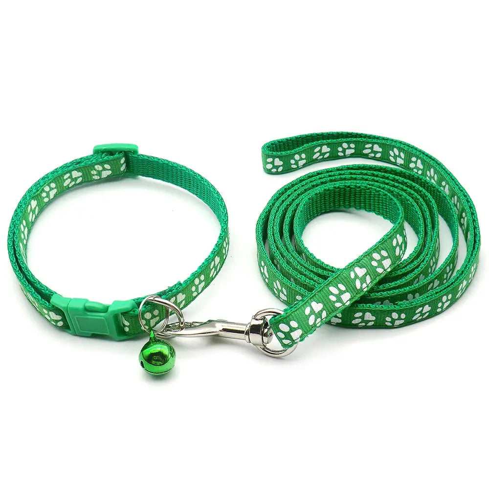 Adjustable Dog Collar, Harness & Leash Set