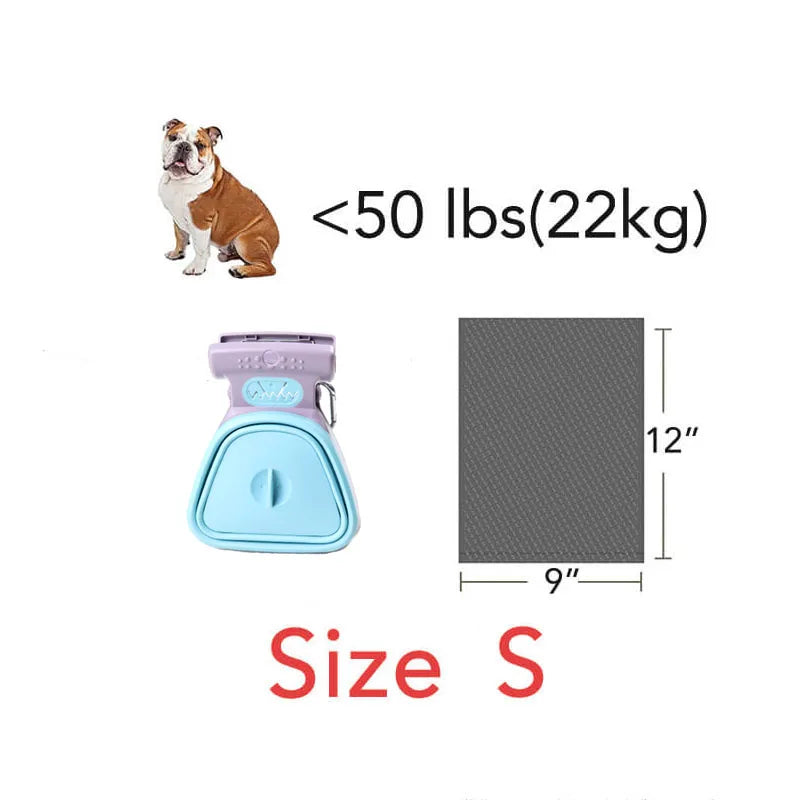 Foldable Dog Pooper Scooper with Waste Bags
