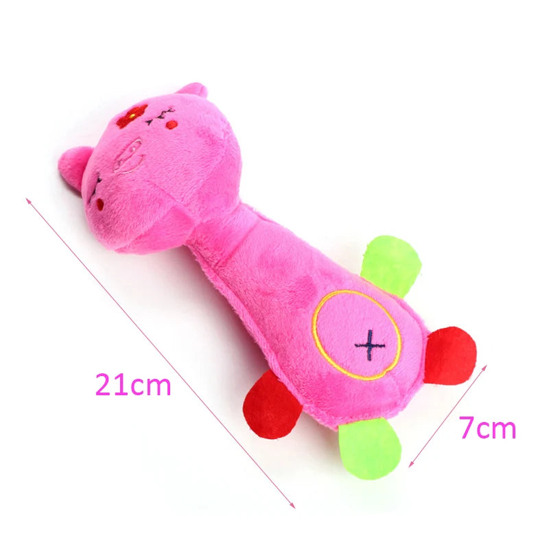 Squeaky Plush Dog Chew Toy