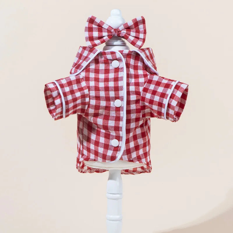 Plaid Pet Pajamas