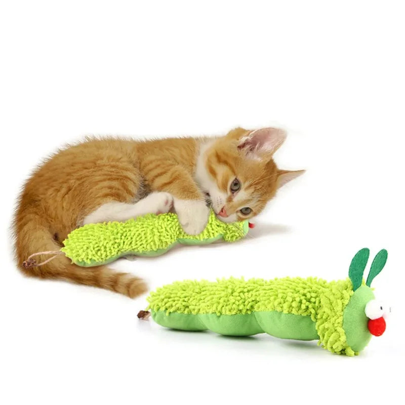 Catnip & Silvervine Caterpillar Cat Toy