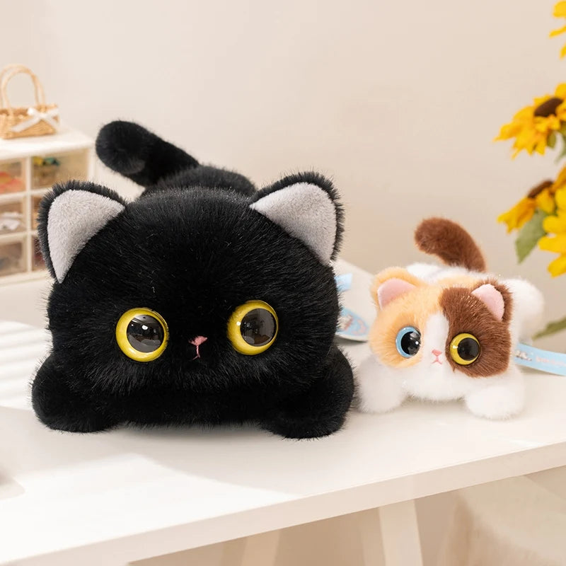Big Eyes Plush Cat Pillow Toy