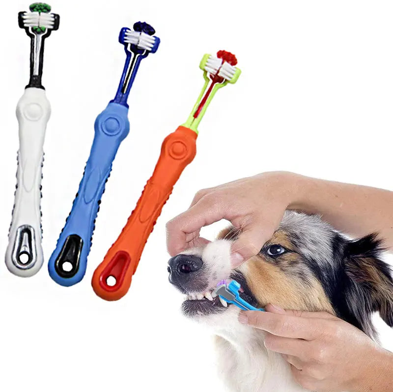 3-Sided Pet Toothbrush