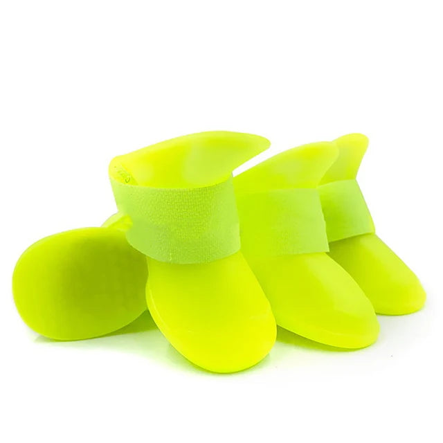 4-Piece Waterproof Anti-Slip Dog Boots