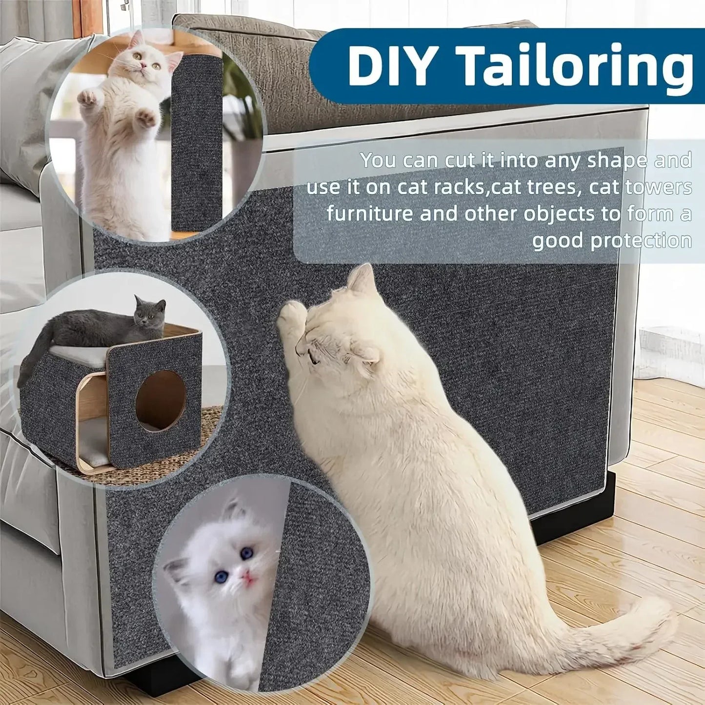 Self-Adhesive Cat Scratcher & Furniture Protector