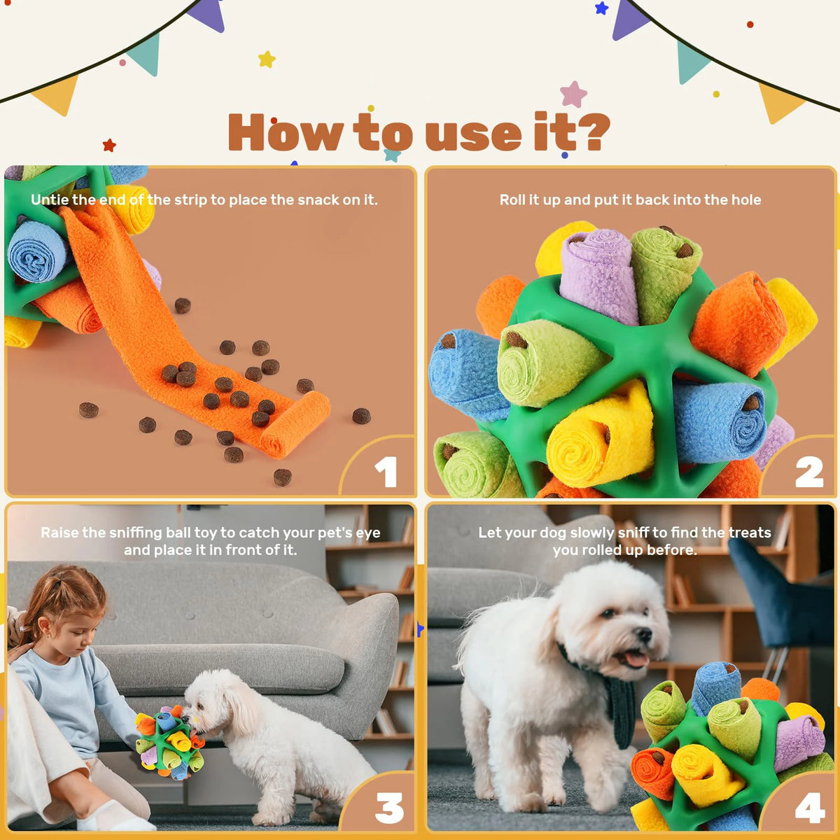 Dog Sniffing Ball Toy