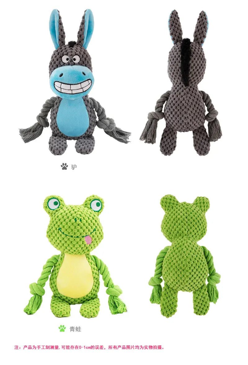 Plush Squeaky Dog Chew Toy