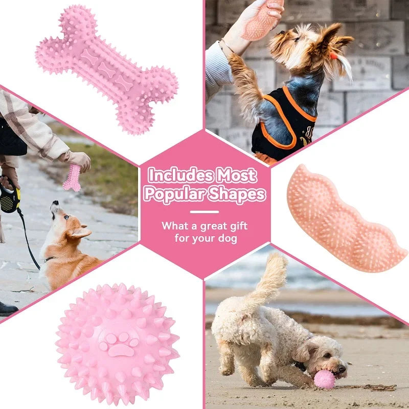 Dog Dental Chew Toy Set