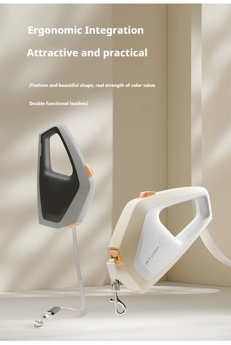 5M Retractable Dog Leash for Walking & Travel