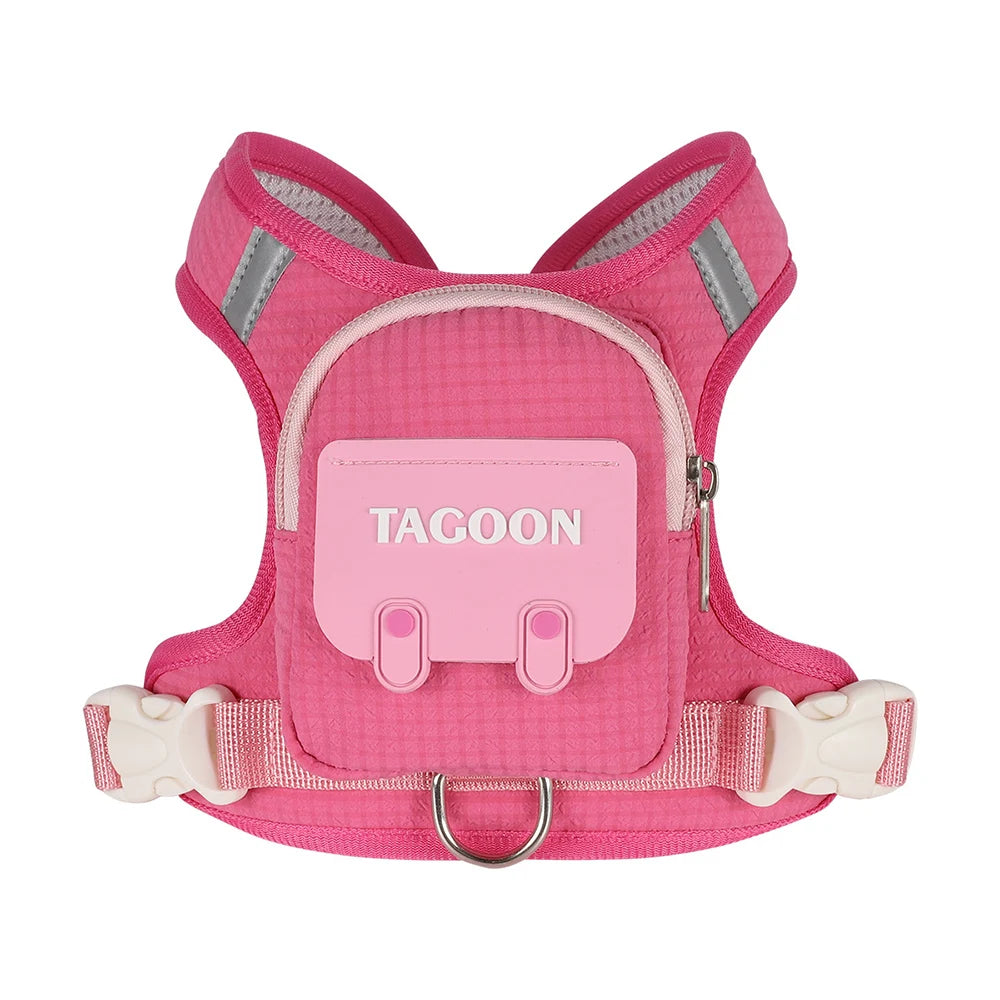 Cute Reflective Pet Harness & Leash Set