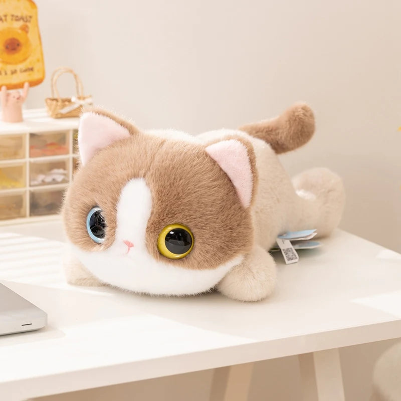 Big Eyes Plush Cat Pillow Toy