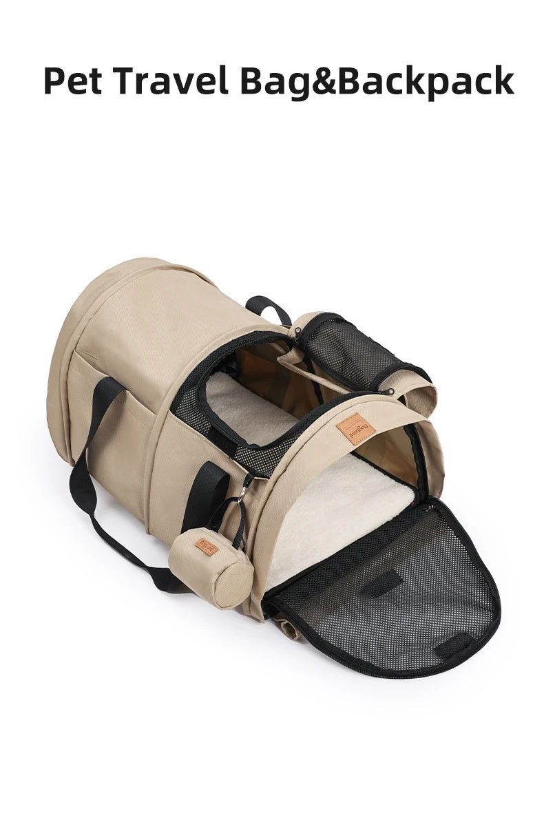 2-in-1 Pet Carrier Backpack & Tote Bag