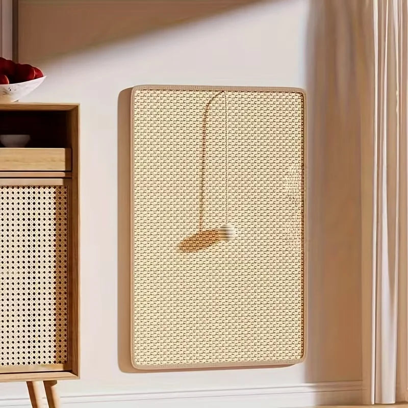 Standing Sisal Cat Scratching Post with Hanging Ball