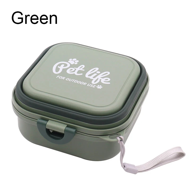 2-in-1 Foldable Pet Travel Bowls