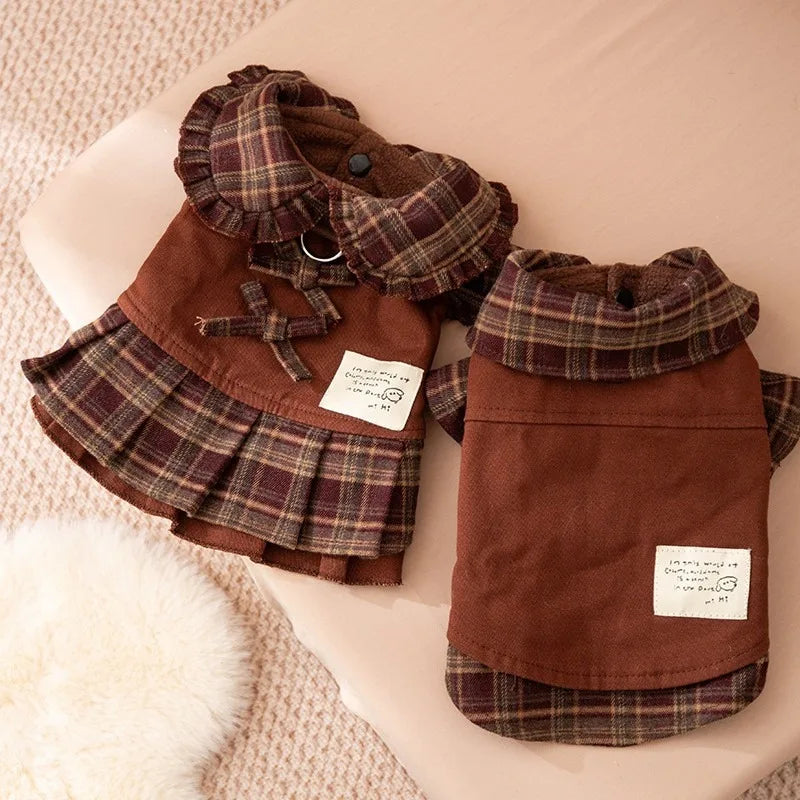 Plaid Pet Outfit