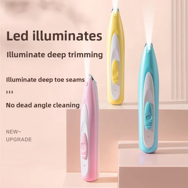 Cordless Pet Grooming Clippers with LED Light