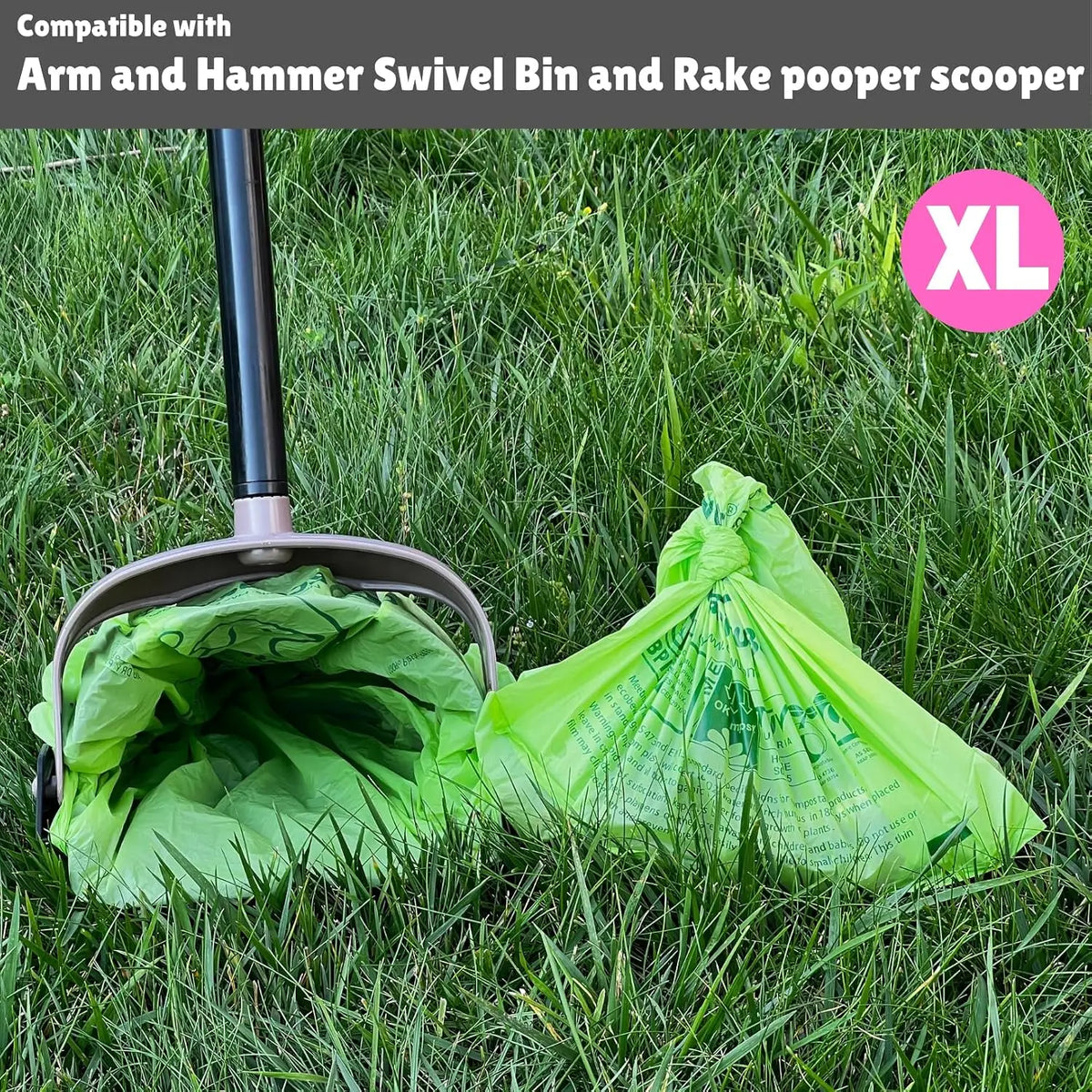 XL Compostable Dog Poop Bags (120 Count)