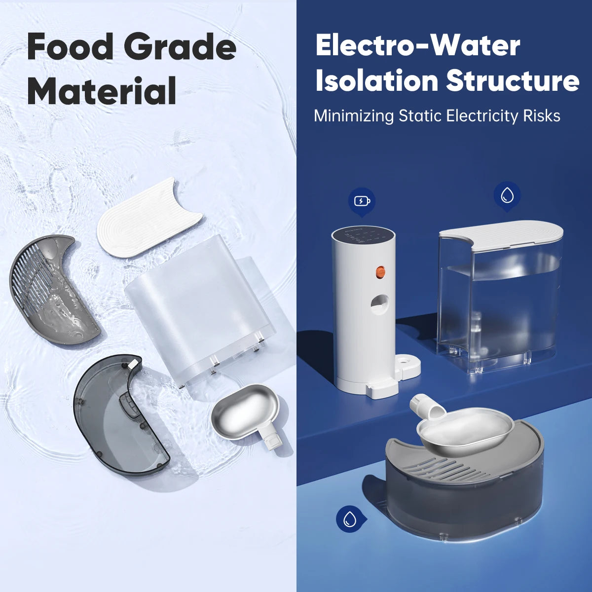 Smart Stainless Steel Automatic Pet Water Fountain