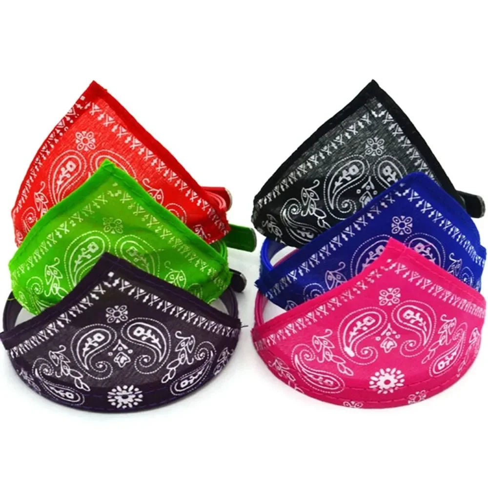 Printed Pet Bandana Collar