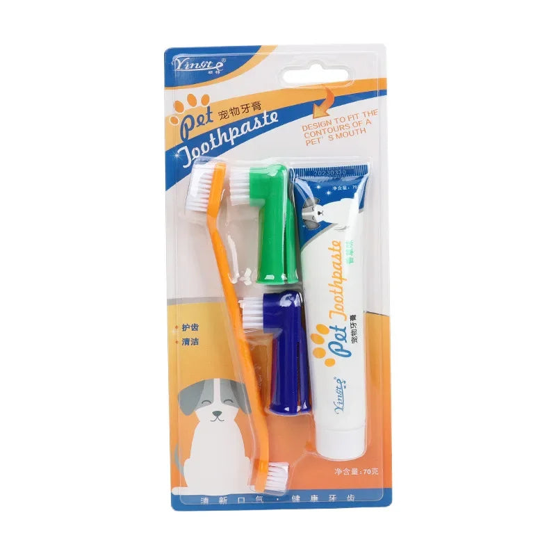 Pet Toothbrush & Toothpaste Care Kit