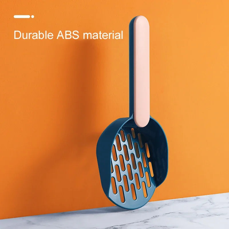 Self-Cleaning Cat Litter Scoop with Holder
