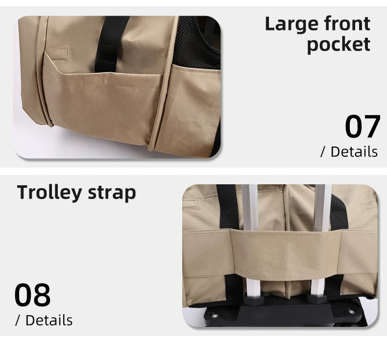 2-in-1 Pet Carrier Backpack & Tote Bag