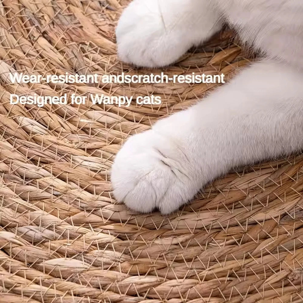 Rattan Cat Scratching Mat & Furniture Protector