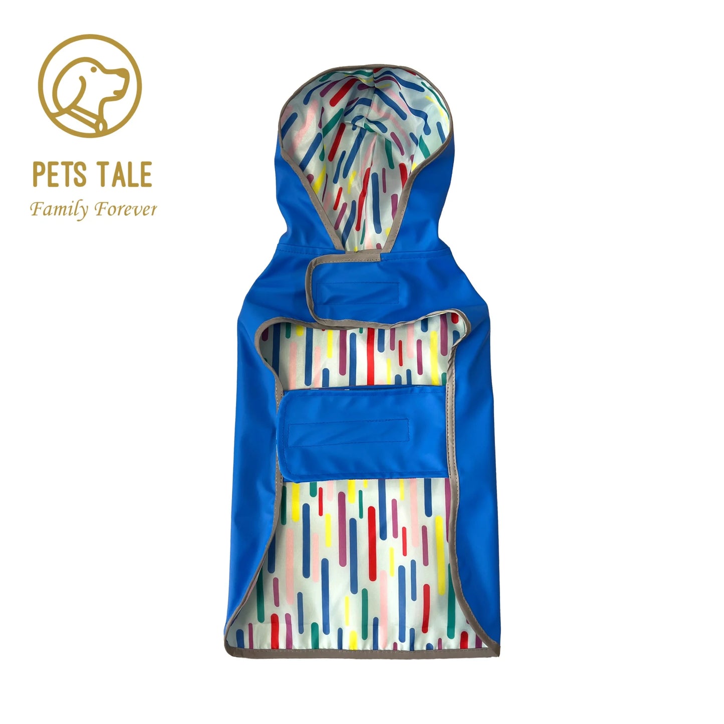 Double-Layer Reversible Dog Raincoat