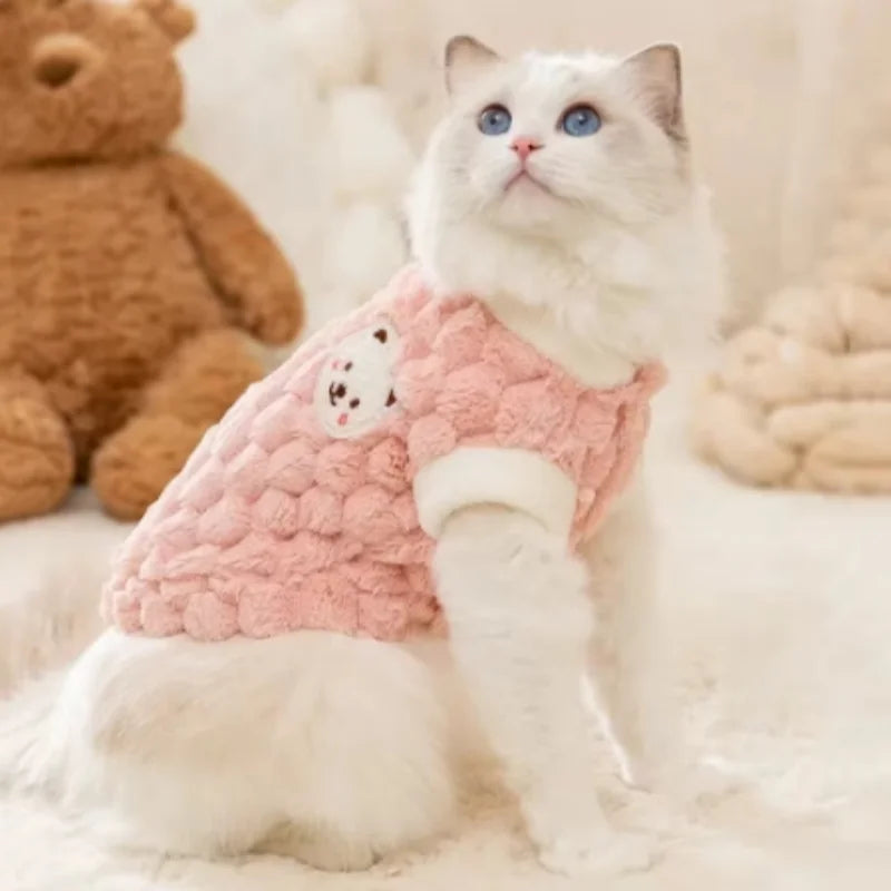 Bear Print Pet Sweater