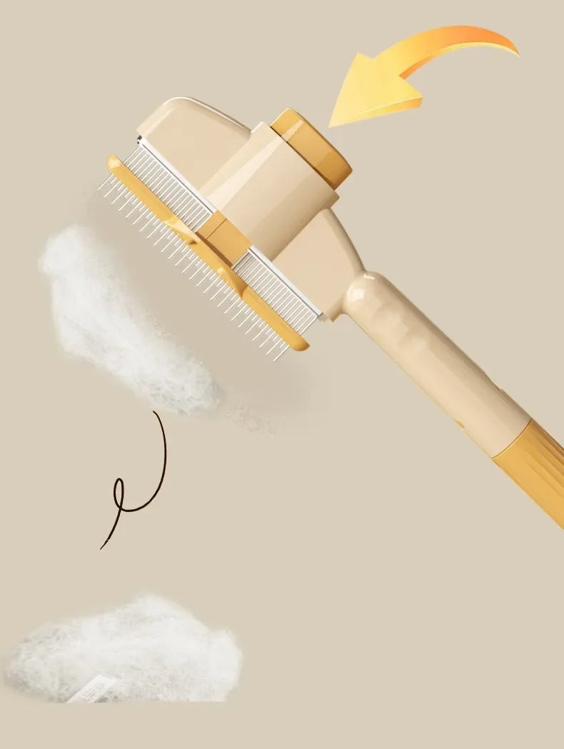 Self-Cleaning Pet Grooming Brush