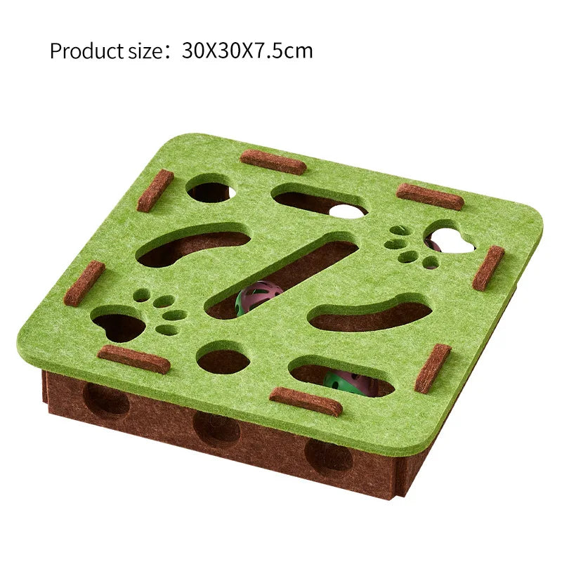 Interactive Cat Puzzle Maze Toy Box