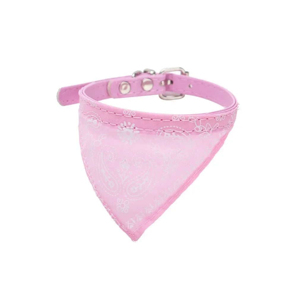 Printed Pet Bandana Collar