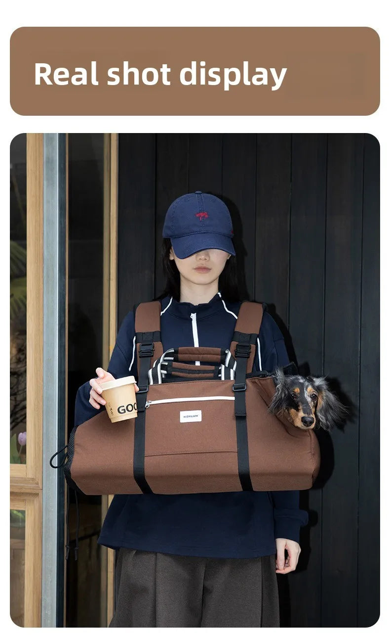 Nylon Dachshund Carrier Backpack