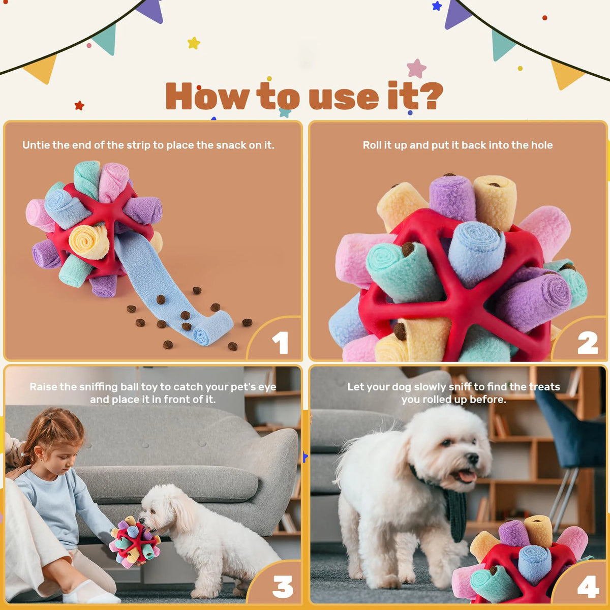 Dog Sniffing Ball Toy
