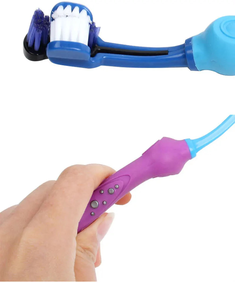 3-Sided Pet Toothbrush