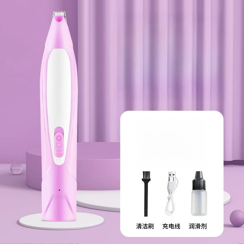 Cordless Pet Grooming Clippers with LED Light