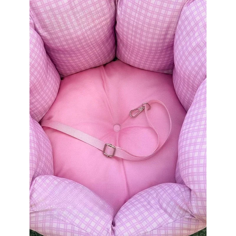 Cute Plaid Pet Carrier Backpack