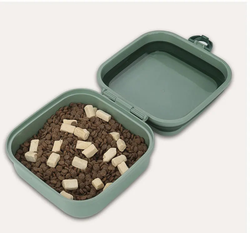 2-in-1 Foldable Pet Travel Bowls