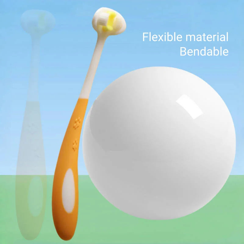 3-Sided Soft Pet Toothbrush
