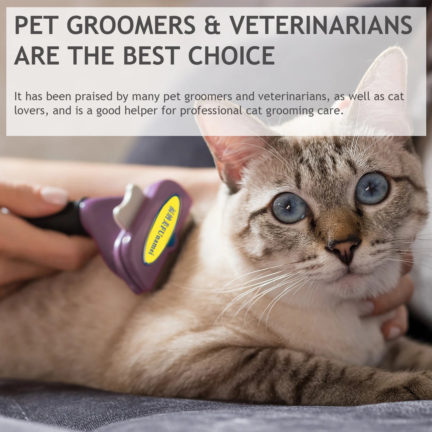 Pet Grooming Brush & Knot Remover Comb